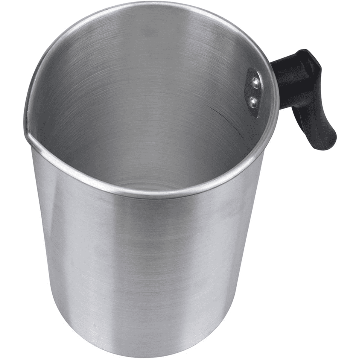 3X 4 Pounds Candle Making Pouring Pot,Aluminum Construction Candle Making Pitcher Pouring Spout Wax Melting Pot,3 x Candle Making Pouring Pot,Silver