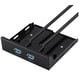 thumbnail image 1 of Hub USB de Panel Frontal de Metal de 3,5 "y 2 Puertos USB3.0 para Conector de 20 Pines de Escritorio para Computadora Portátil CUTICAT Panel frontal Usb3.0, 1 of 8