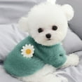 thumbnail image 4 of Sunflower Super Cute Puppy Cat Dog Fleece Soft Comfy Warm Spring Winter Pet Sweater for Most Small Dogs,Cats Sweater, 4 of 7