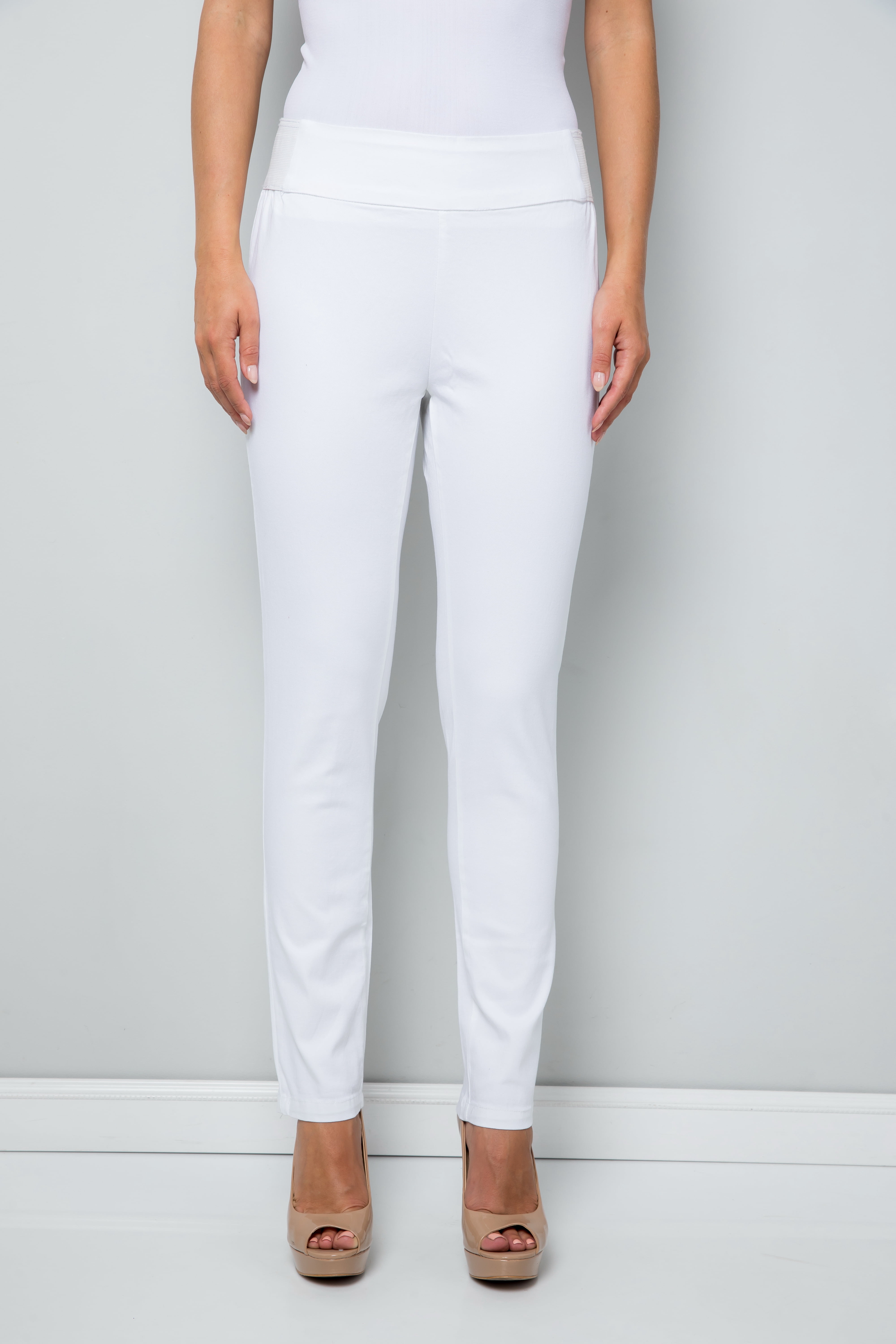 Side Elastic Pull On Pants 