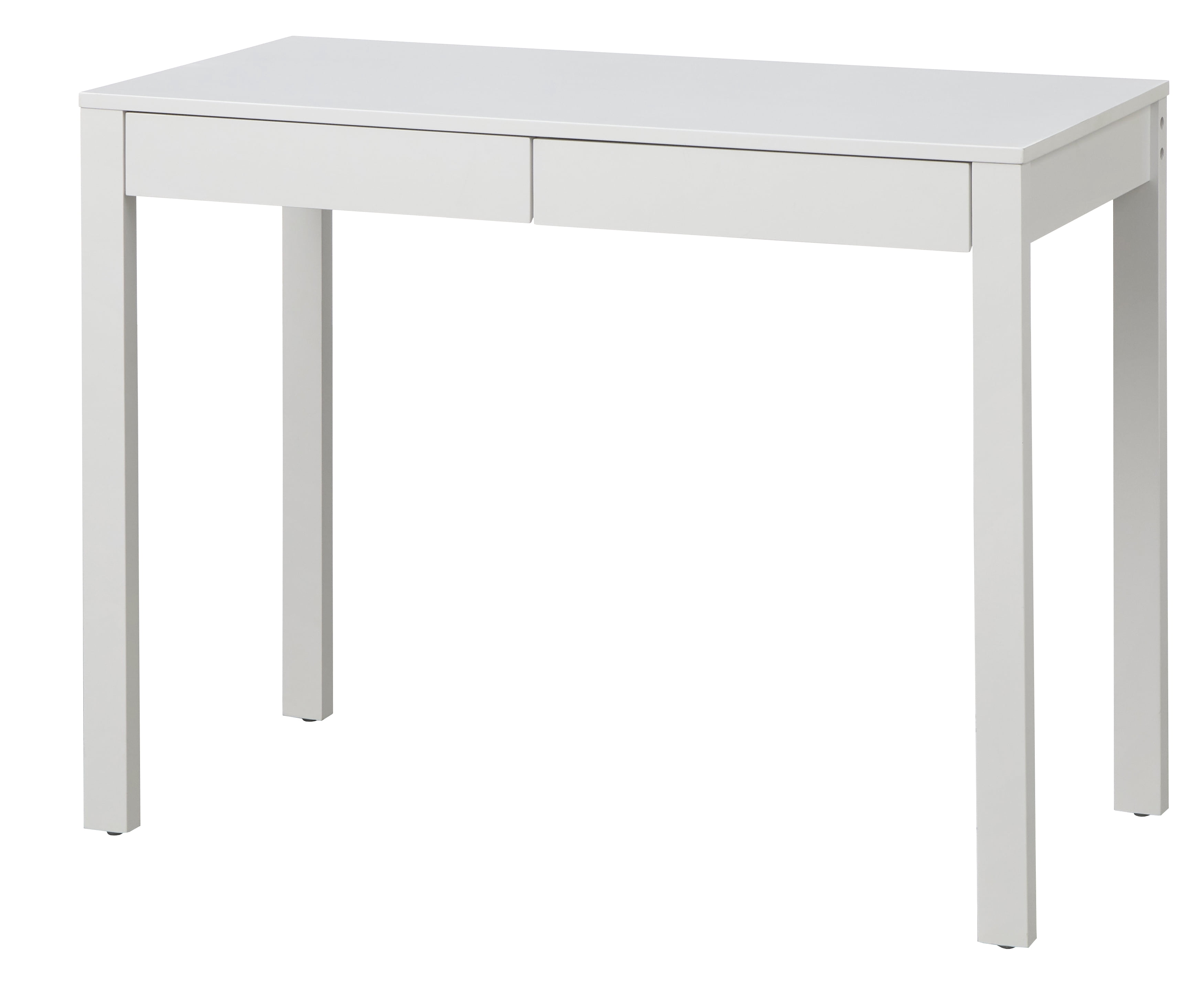 TMS Grant 2-Drawer 40" Student Writing Desk, White