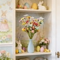thumbnail image 5 of YingYouFu 5pc Easter Decorations Artificial Flower, Distinctive Foam Berry Spray with Eggs, Faux Spring Floral Stem for Bouquets Centerpieces Table Arrangements, 5 of 6
