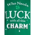 thumbnail image 4 of St. Patrick's Day Men's Graphic Tee Lucky Charm from Way to Celebrate, Sizes XS-5XL, 4 of 4