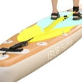 thumbnail image 3 of Surf SUP Board Leash,7mm TPU Coiled Stand Up Paddle Board and Surfboard Leashes,Padded Ankle Strap Leg Rope, 3 of 5
