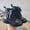ZB-Black, variant on Splozh Boots for Kids Girls Lace Up Ankle Boots Leather Combat Riding Boots Side Zipper Lug Sole Ankle Booties White,US 1