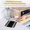 thumbnail image 6 of Black Striped Pot Holders for Kitchen Heatproof Potholder, 5 Pack Farmhouse Black White Stripes Hot Pads Multipurpose Oven Pads Cloth Potholders Trivet for Cooking Baking, 6 of 8