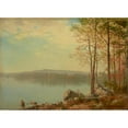 thumbnail image 3 of Albert Bierstadt 14x11 Black Modern Framed Museum Art Print Titled - Landscape (C. 1890), 3 of 5