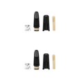 thumbnail image 3 of Wosthever Kit de boquilla de clarinete negro con sonido claro - Para principiantes y profesionales Boquilla de clarinete alto negro negro 2Conjunto, 3 of 6