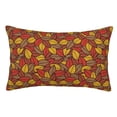 thumbnail image 1 of Kdxio Fall Leaves Print Pillows Covers Cases Bedroom Decor Decoration Rectangle Two Sides Printed-14"x20", 1 of 6