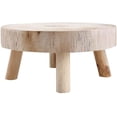 thumbnail image 1 of Small Round Wooden Support For Flowerpot - For Indoor Or Outdoor, 1 of 5