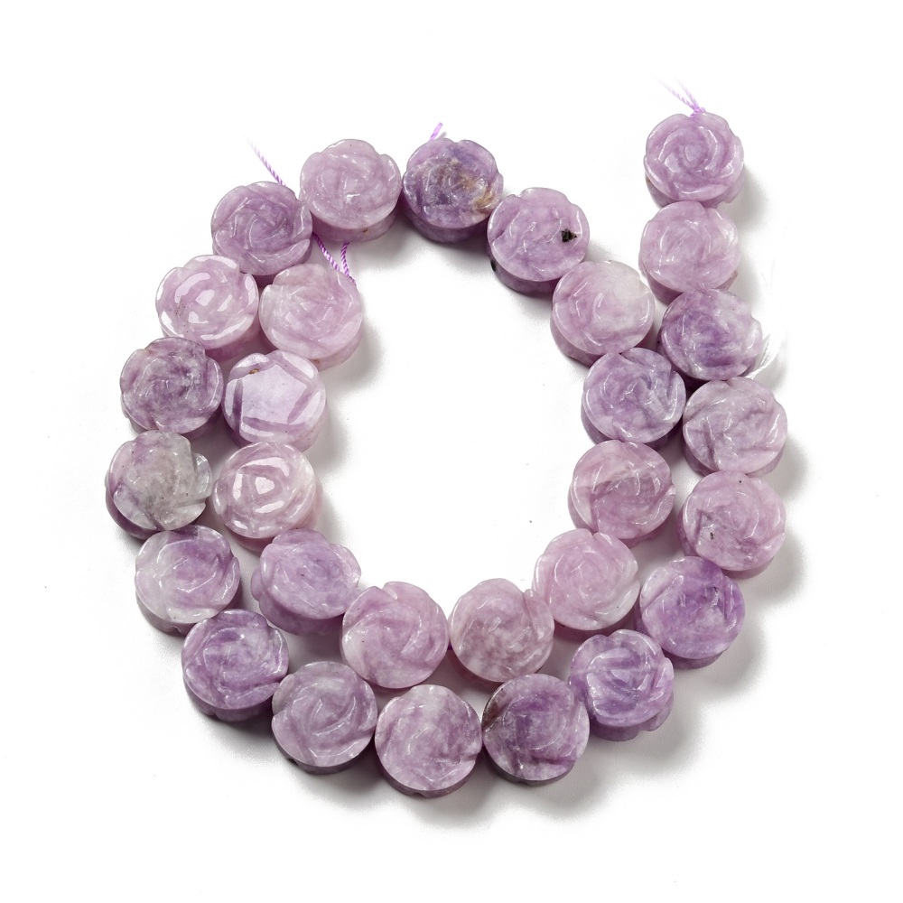 Natural Phosphosiderite Beads Strands Rose 14x7.5~8mm Hole: 1.2mm about 28~29pcs/strand 15.16''(38.5~41.5cm) Phosphosiderite
