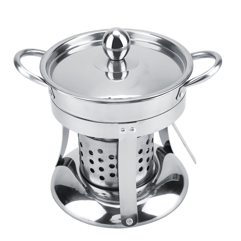 Portable Stainless Steel Alcohol Stove Burner Outdoor Camping Panic Cooking Pot Alcohol Burner Alcohol Stove