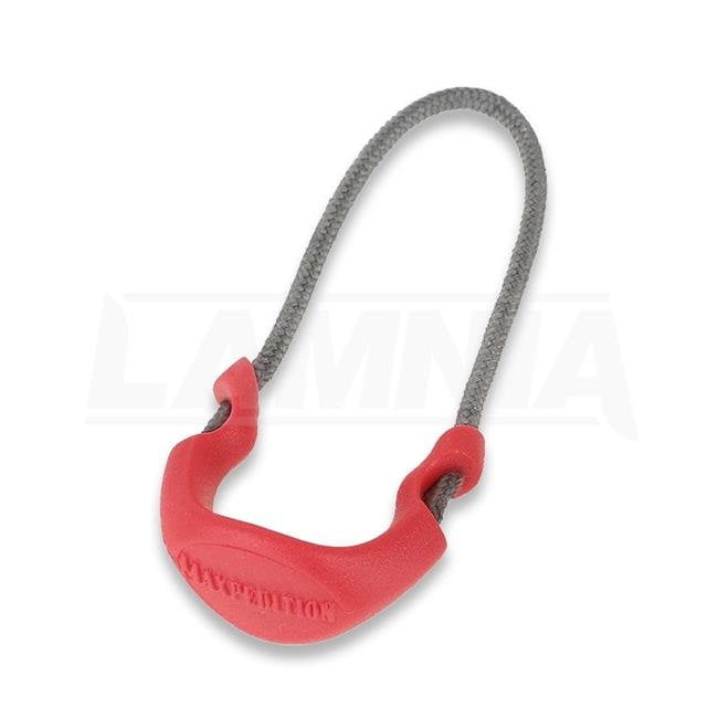 Maxpedition PZLRED Positive Grip Zipper Pulls, EMS Red - Large - Pack of 6