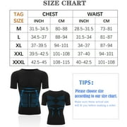 Vaslanda Mens Compression Undershirts Ultra Slimming Body Shaper Belly Control Vest Workout Active Gynecomastia Tank Tops