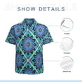 thumbnail image 7 of High Quality Hawaiian Shirts for Men Short Sleeve Aloha Beach Shirt Floral Summer Casual Button Down Shirts Blouses T7JYGT, 7 of 7