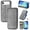 Gray, variant on Dteck Magnetic Wallet Case for iPhone Air, Shockproof PU Leather Flip Card Slots Stand TPU Bumper Slim Protective Cover, Gray