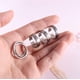 thumbnail image 5 of Juego de 4 anillos giratorios de acero inoxidable para mujeres y hombres, anillos para aliviar el estrés, anillos de promesa de boda anchos, 5 of 5