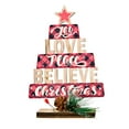 thumbnail image 2 of Injueey Decoración de árbol de Navidad Prop Interesante Decoración de Diseño de escena DIY Decoración de Navidad Festival Adorno Kits de decoración para fiestas Rojo, 2 of 6