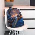 thumbnail image 3 of Rateoe Night Sky Turtle Pattern Student Backpack Water-resistant Backpack 15-inch Laptop Backpack Lightweight Adjustable School Backpack, 3 of 6