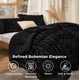 thumbnail image 4 of Juego de edredón Bedsure King, 305 x 249 cm, bordado bohemio negro, 4 of 8