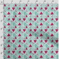 thumbnail image 3 of Soimoi Watercolor Fruit Print, Poly Taffeta Fabric, Decor Sewing Fabric by The Yard 56 Inch Wide, Decorative Fabric for Outdoor Upholstery, Umbrellas and Home Accents, Light Blue, 3 of 5