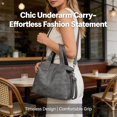 thumbnail image 6 of Sunyuer Elegant Vegan Leather Handbag - Large Capacity Shoulder Bag with Adjustable Strap, 6 of 6