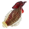 thumbnail image 5 of GlassOfVenice Murano Glass Bullicante Rooster - Red, 5 of 8