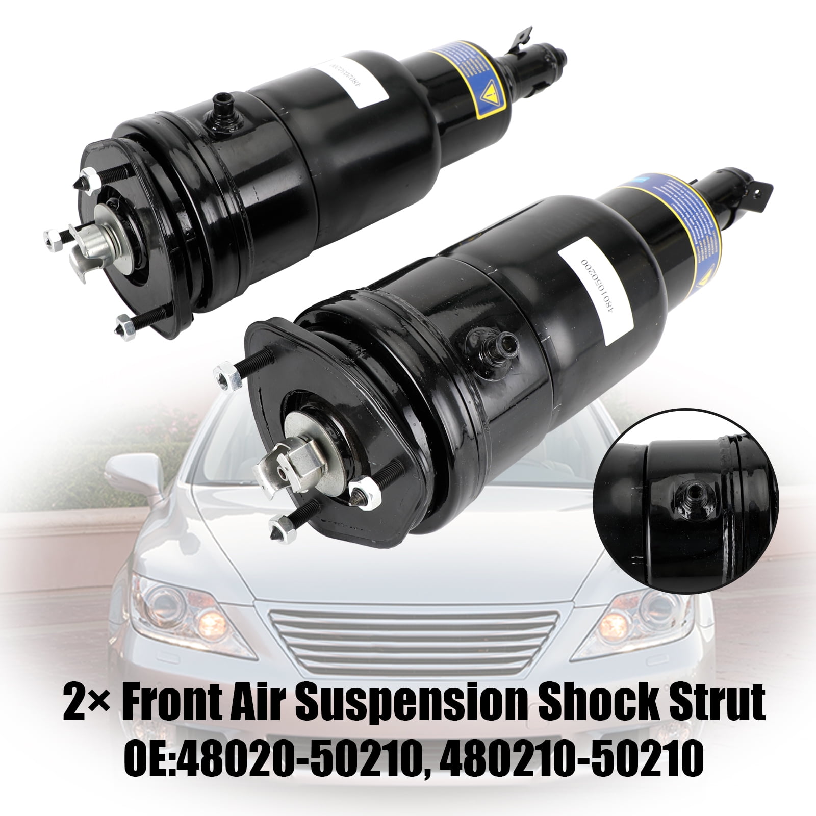 レクサス LEXUS USF40 LS460 純正エアーサスペンション エアサス 1台分セット テムス付き 