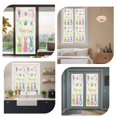 thumbnail image 7 of Easter Bunny Window Privacy Film, Easter Eggs Spring Watercolor Bows Flower Static Cling UV Sun Blocking Heat Control Window Tint Day and Night, Non-Adhesive One Way Windows Privacy Cover 23.6''x59'', 7 of 7