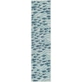 thumbnail image 2 of Unique Loom Outdoor Coastal Collection Area Rug - Shoal (2' x 8' Runner Blue/Navy Blue), 2 of 6