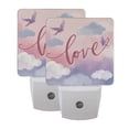 thumbnail image 7 of LED Sensor Night Light Auto On/Off Dusk to Dawn Lamp for Bedroom Hallway Gentle Clouds and Flying Birds 2 Pack, 7 of 7