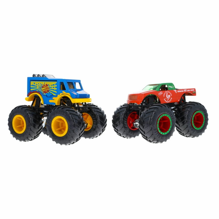 Hot Wheels Monster Trucks RC Rhinomite Transforms into Launcher, Includes  1:64 Scale Toy Truck 