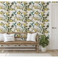 thumbnail image 5 of S4Sassy Self Adhesive Wallpaper, Hummingbird & Lemon Tree Wallpaper, Blue Removable Diy Vinyl Wall Covering, Textured Peel And Stick Contact Paper For Entryway Accent Wall, Easy Home Decor (25"X 60"), 5 of 8