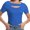 Royal Blue, variant on Womens Summer Short Sleeve T Shirts Slim Fit One Piece Cutout Scoop Neck Going Out Date Night Tops