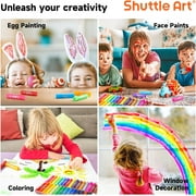 Tempera Paint Sticks, 32 Colors Solid Tempera Paint for Kids, Super Quick Drying, Works Great on Paper Wood Glass Ceramic Canvas