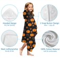 thumbnail image 7 of Halloween Pumpkin Paw Pattern Hooded Bath Towel，60"x35" for Ages 3 To 12 Kids, Quick Dry Lightweight Soft Microfiber Hood Beach Towel Cover Up for Kids, 7 of 7