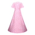 thumbnail image 3 of WILLBEST Vestidos Casuales Para Mujer 1 Vestido De Manga Corta Con Cuello En V Para Mujer, Vestido Bohemio De Cintura Alta Para Verano, Vestidos Fluidos Para Playa Y Vacaciones, 3 of 3