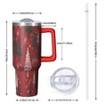 thumbnail image 2 of Red Christmas Tree and Snow Pattern Tumbler with Handle and Lid,40oz Double Wall Vacuum Insulated Tumbler,Cups Gift for Women and Men, 2 of 7