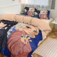 thumbnail image 2 of Wednesday Addams Housse de Couette, Ensemble de Literie 3 Pcs Impression Double Face Housse de Couette Décorative, 2 of 5