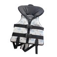thumbnail image 3 of Chaleco de natación para niños con correas ajustables de secado rápido para kayak, parque acuático y deportes acuáticos. Océano azul, 3 of 8