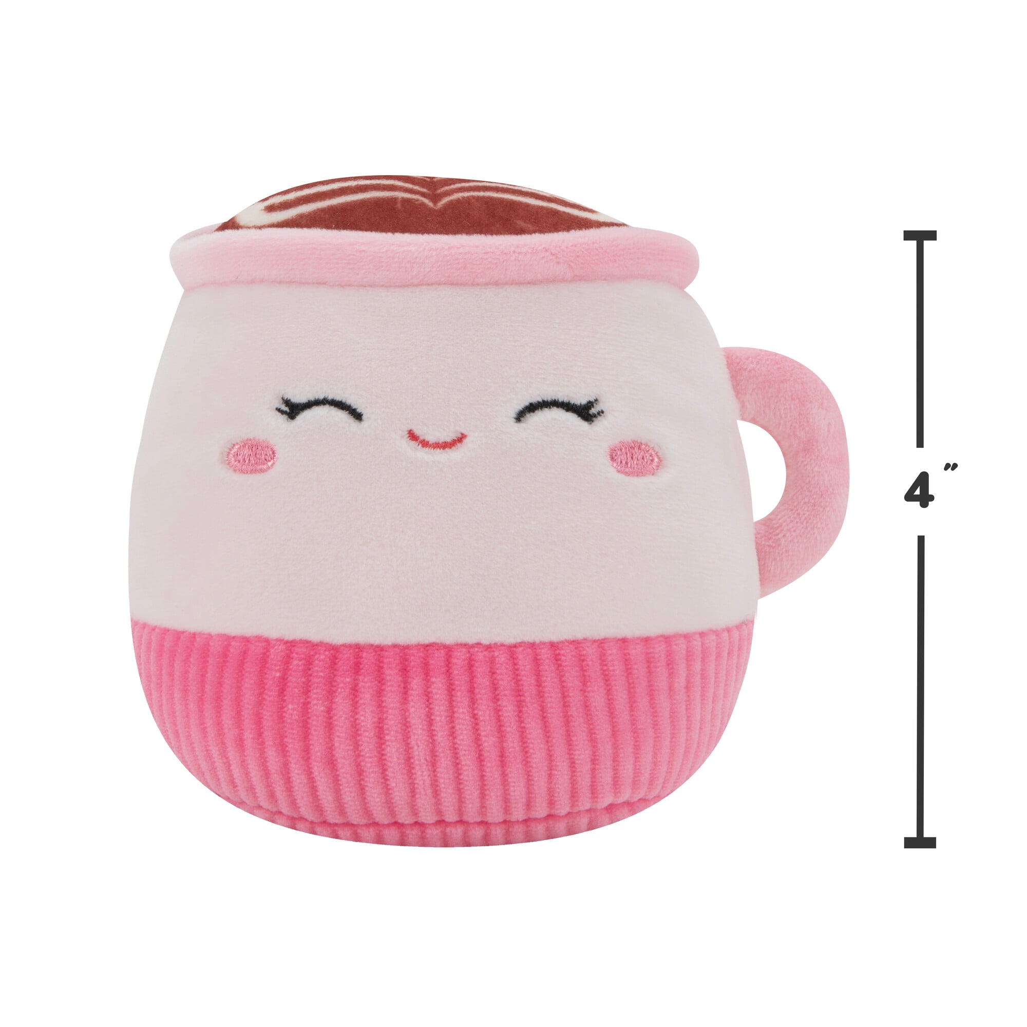 Squishmallows Original 3.5 inch 2-Pack Emery Latte and Deja Donut Plush Dog Toys