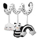 thumbnail image 5 of Bebé Lindo Animal de Dibujos Animados Espiral de Peluche de Juguete Recién Nacido Negro Blanco Coche Asiento Cochecito Colgante Sonajeros Juguete Tipo 1, 5 of 9
