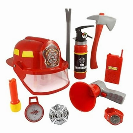 Azimport  Fireman Playset for Kids, 10 Piece