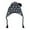 Black, variant on CTM  Heavy Knit Winter Pattern Peruvian Hat (Women)