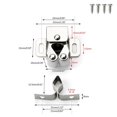 thumbnail image 3 of Pack of Door Catches Double Roller Strong Hold Cupboard Cabinet Door Catches with Screws Twin Roller Closet Catches, 3 of 4