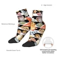 thumbnail image 6 of Fuzoiu Sea Shell Print Adult Socks, Crew Moisture-wicking Socks, Unisex Cushion Crew Socks,Casual Sports Ankle Socks, 6 of 7