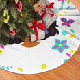 thumbnail image 2 of Falda para árbol de Navidad con encanto, suave y divertida, decoración navideña de granja con cuello para árbol de Navidad de 30", 2 of 4