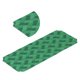 thumbnail image 2 of Alfombrilla Para Taza De Té, Elegante Y Lujosa, Delicada, Suave Y Cómoda, Cojín Para Taza De Té, Multivisual Para Casa De Té Para Familiares Y Amigos Cergrey Hoja de abanico verde, 2 of 8