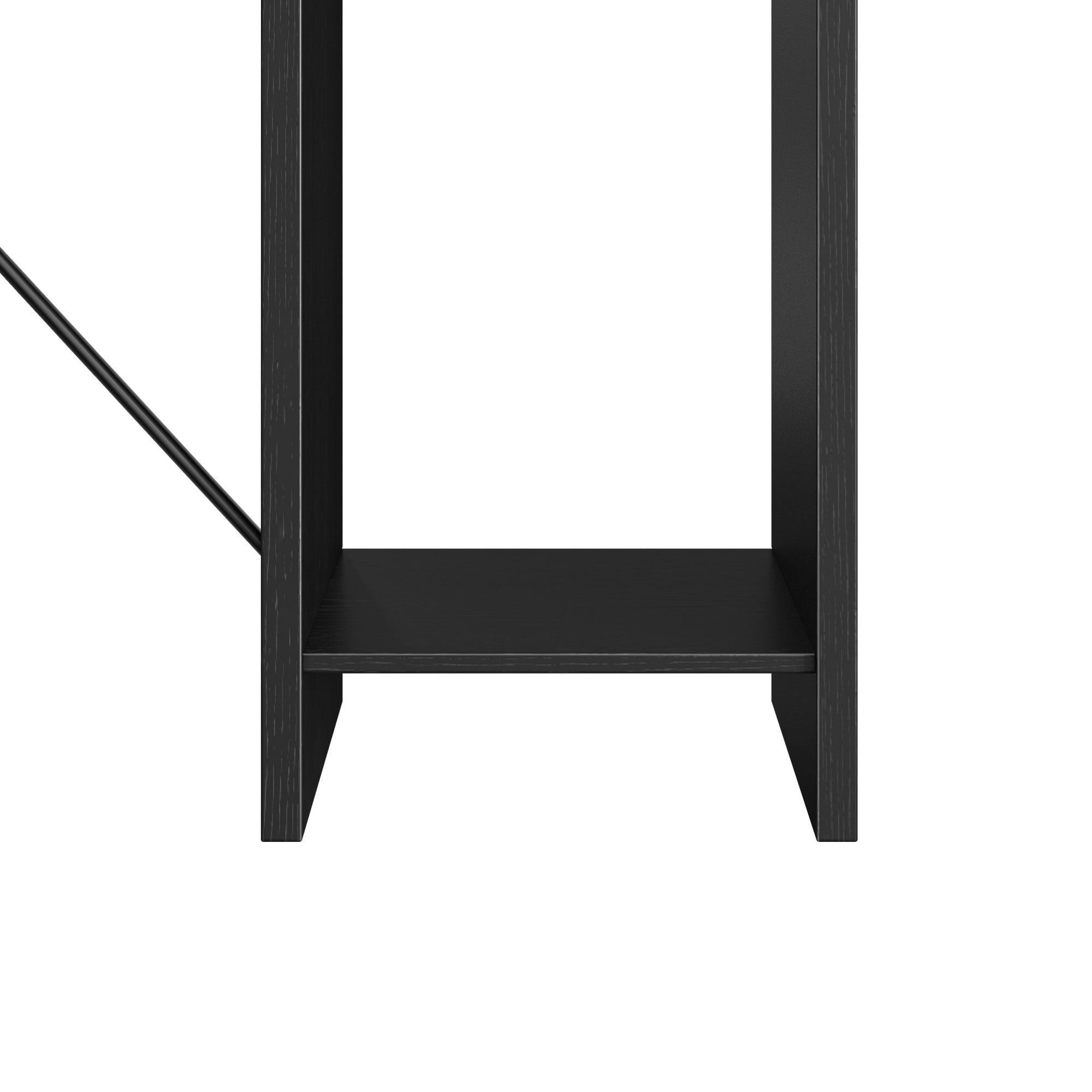 Mainstays Ardent No Tools Small Space Writing Desk, Black