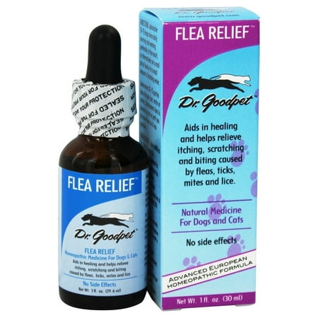 De Flea Reptile Relief - Dr. Goodpet - Flea Relief Homeopathic Formula For Dogs & Cats - 1 oz.